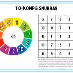 Mattespel – tio-kompis snurran - bild 2