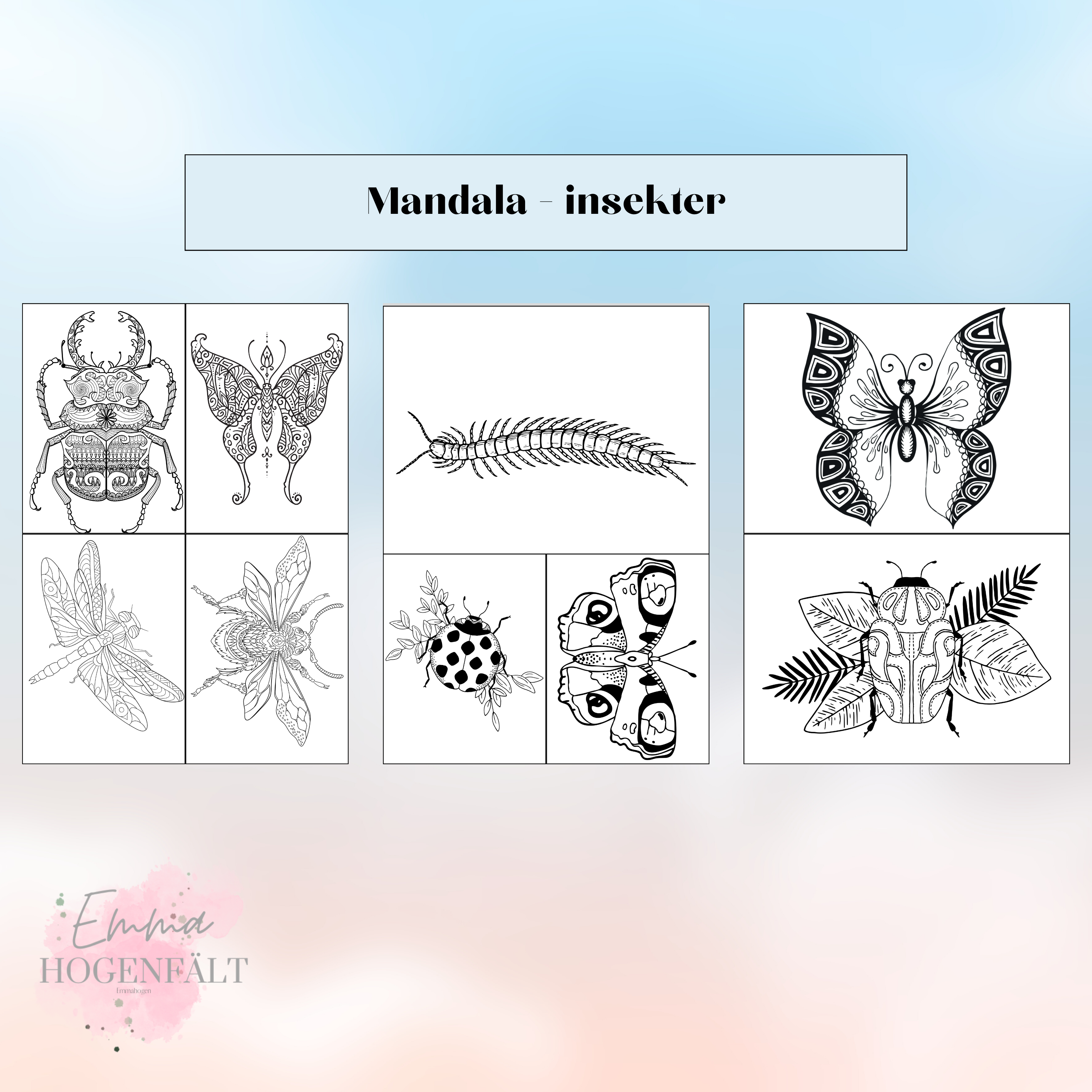 mandala - insekter