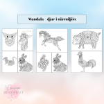 Mandala – djur i närmiljön - bild 1