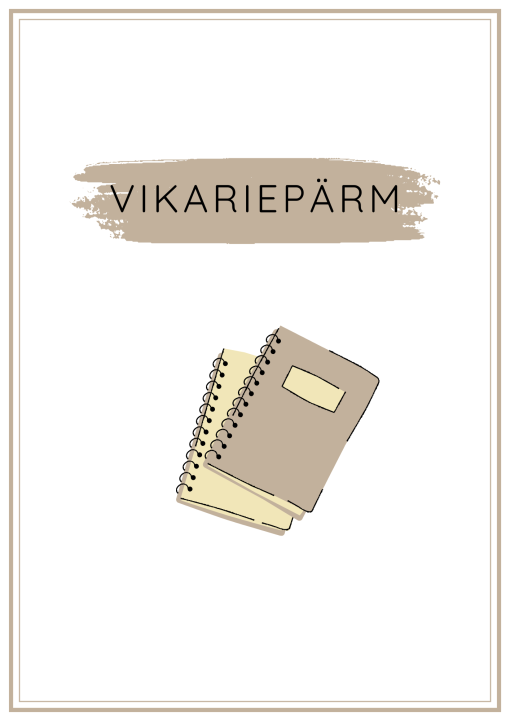 Redigerbar mall till vikariepärm (power-point)