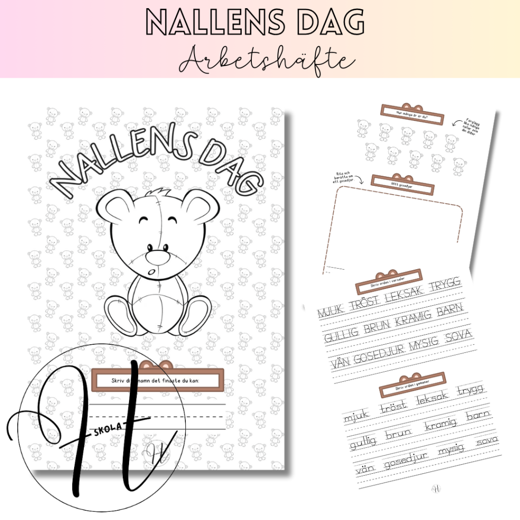 Nallens dag, arbetshäfte