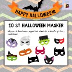 Halloween masker (10st) - bild 1