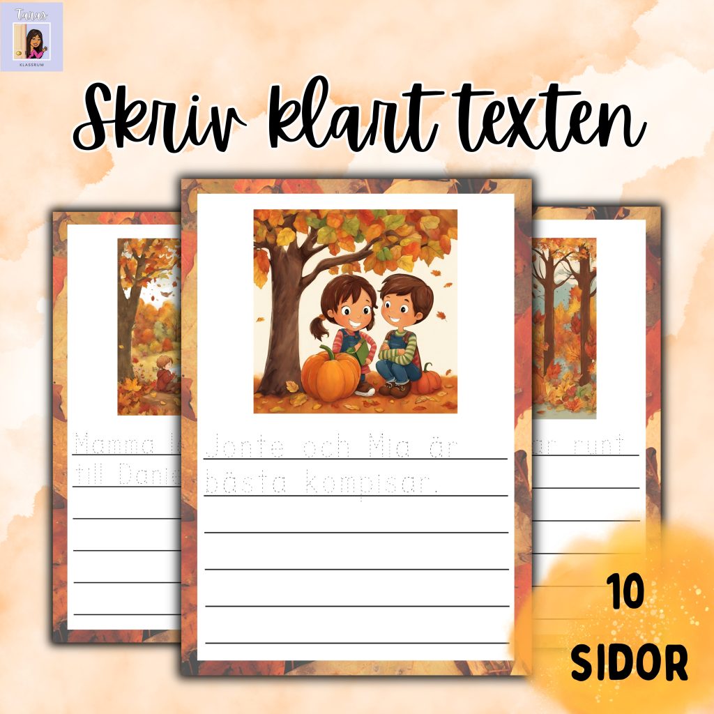 Skriv klart texten (hösten)