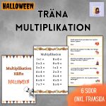 Halloween multiplikationshäfte - bild 1