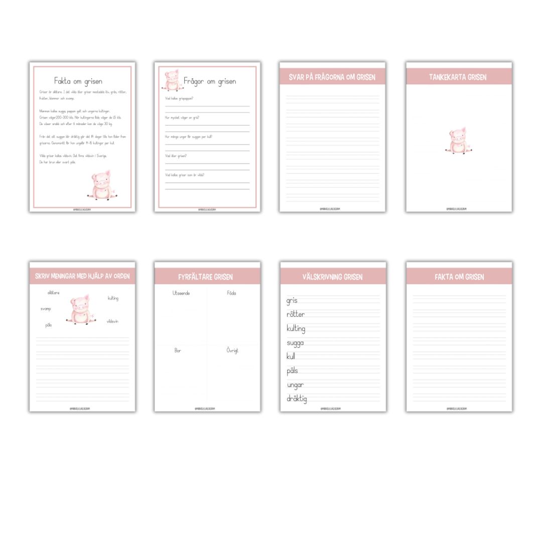 Bongårdsdjur - 40 sidor