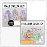 Halloweenpaket – färglägg och pyssla - bild 2