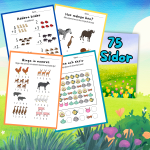 Matte till 10 Djur 1 – 5 Paket Arbetsböcker 75 Sidor - bild 2