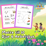 Matte till 10 Djur 6 Arbetsbok 15 Sidor - bild 1