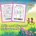 Måla med Nummer Halloween 1 - bild 1