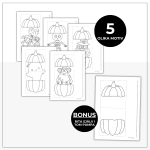 Halloweenpyssel – pumpor som öppnas - bild 2