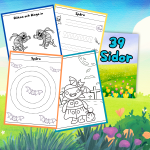 Spåra Räkna och Måla Halloween 39 sidor - bild 2