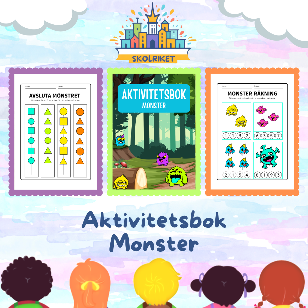 Aktivitetsbok Monster