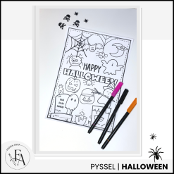 Färglägg halloween