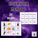 Halloween memory (bildstöd) - bild 1
