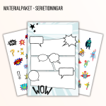 Materialpaket – skapa egna serietidningar - bild 1