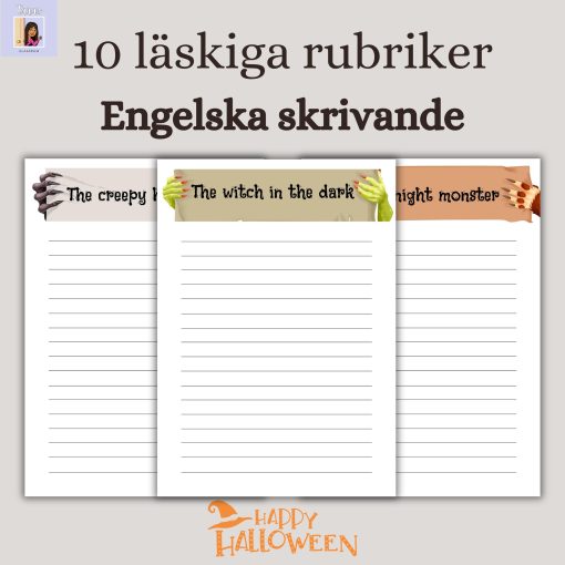 Halloween story titles (10st)