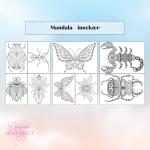 mandala – insekter - bild 2