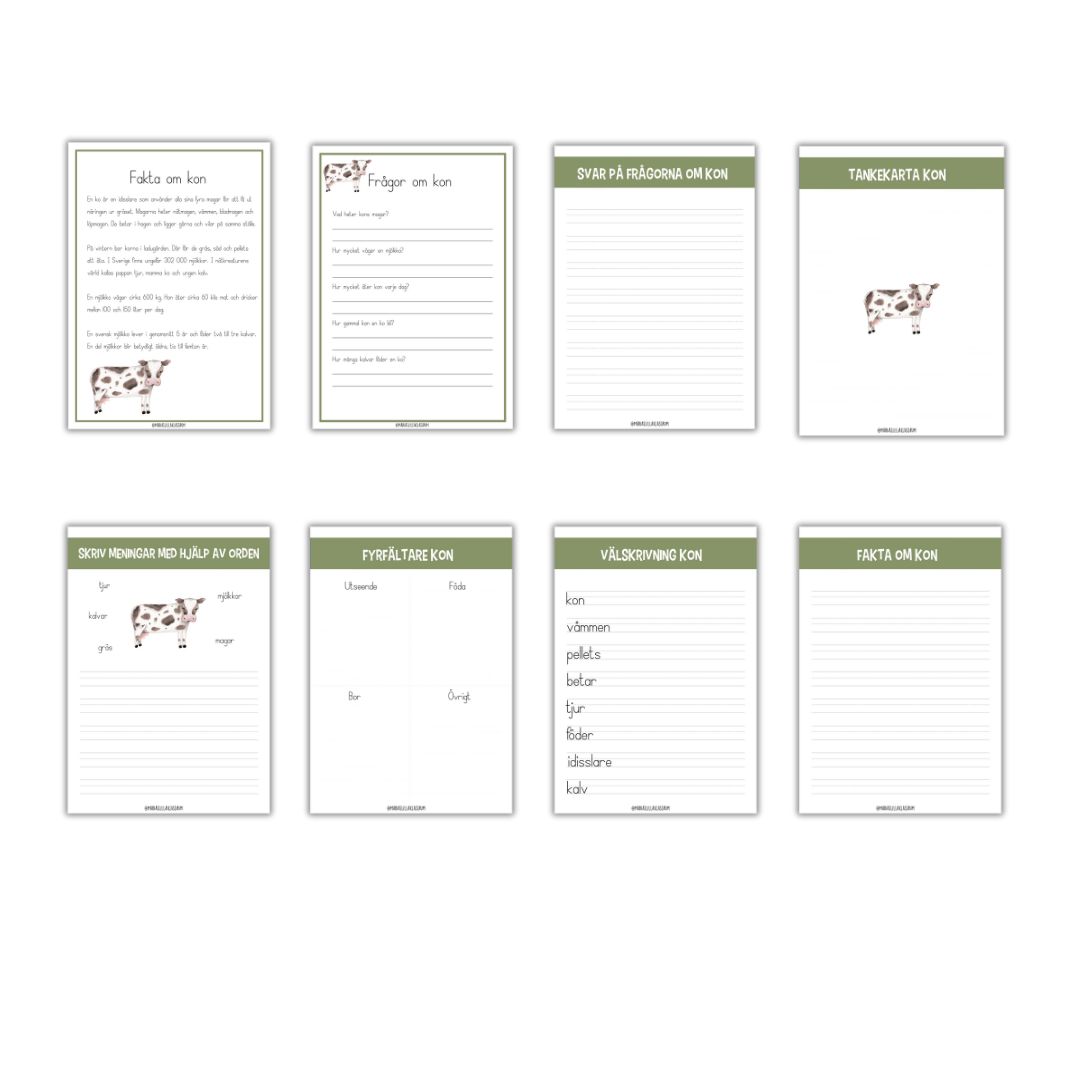 Bongårdsdjur - 40 sidor