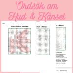 Korsord och ordsök om Hud och Känsel - bild 2