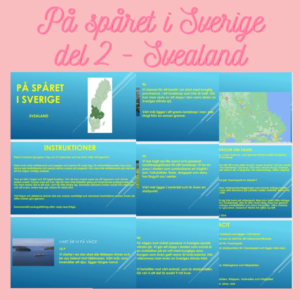 På spåret i Sverige del 2 – Svealand
