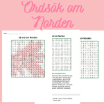Korsord och ordsök om Norden - bild 2