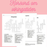 Korsord och ordsök om vikingatiden - bild 1