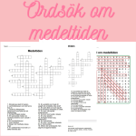 Korsord och ordsök om medeltiden - bild 2