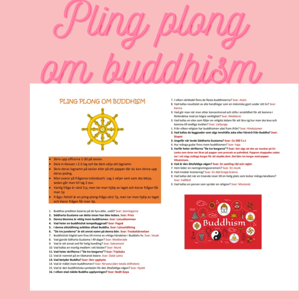 Pling plong om buddhism