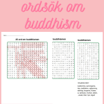 Korsord och ordsök om buddhism - bild 2