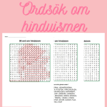 Korsord och ordsök om hinduismen - bild 2