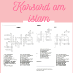 Korsord och ordsök om islam - bild 1
