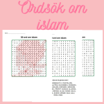 Korsord och ordsök om islam - bild 2
