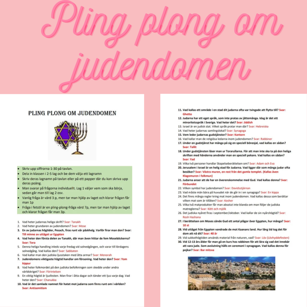 Pling plong om judendomen