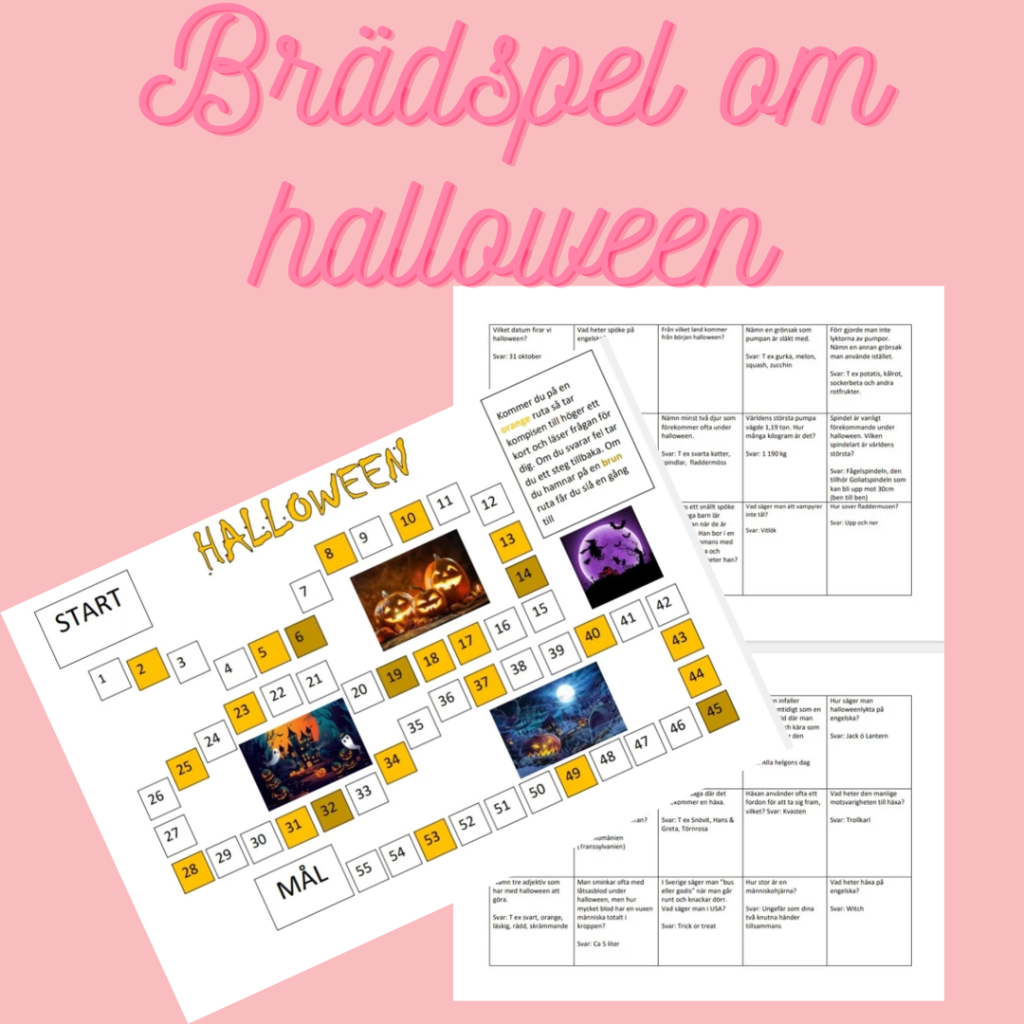 Brädspel om Halloween