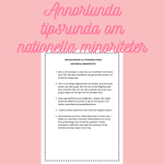 En annorlunda tipsrunda om nationella minoriteter - bild 1