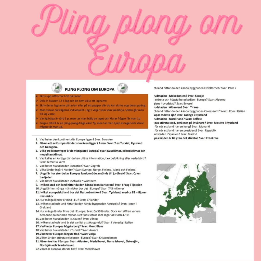 Pling plong om Europa