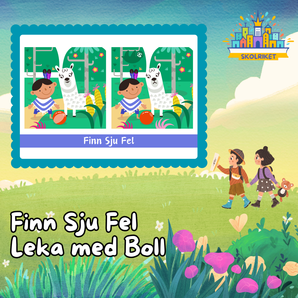 Finn Sju Fel – Leka med Boll