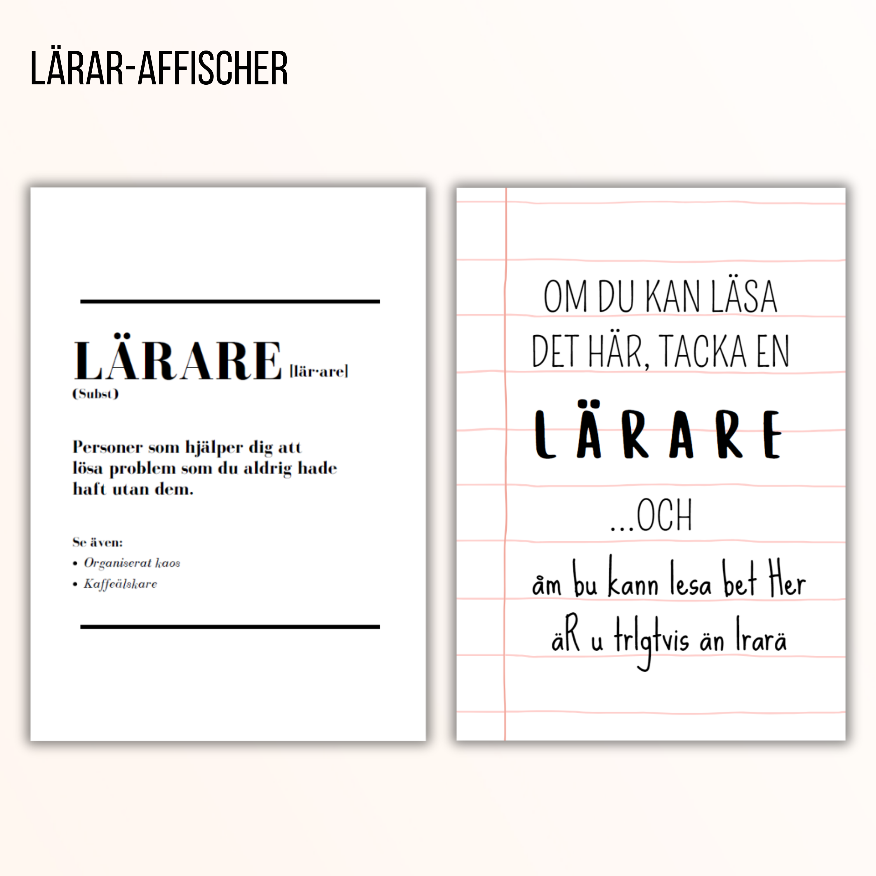 Lärar-affischer