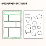 Materialpaket – skapa egna serietidningar - bild 2