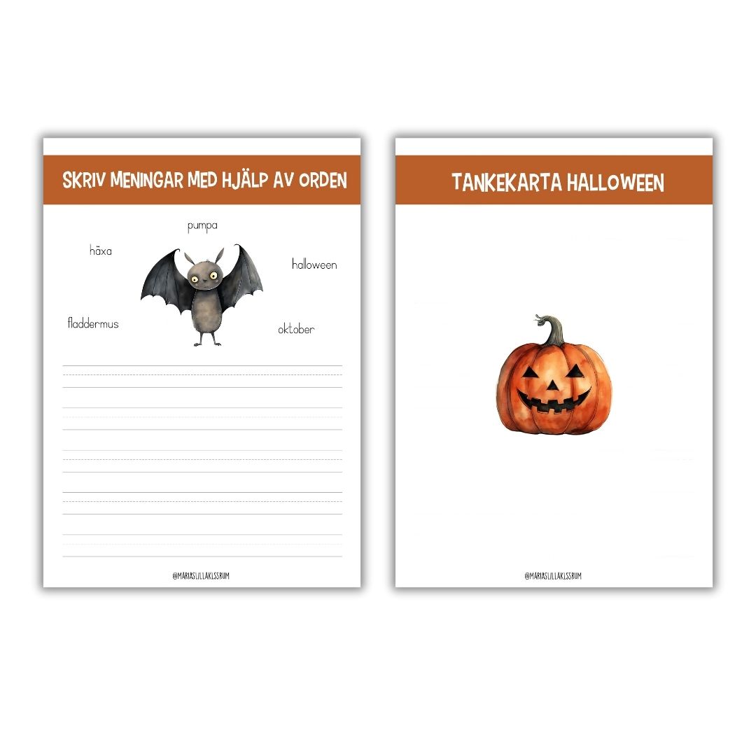 Halloweenpaket - 20 sidor