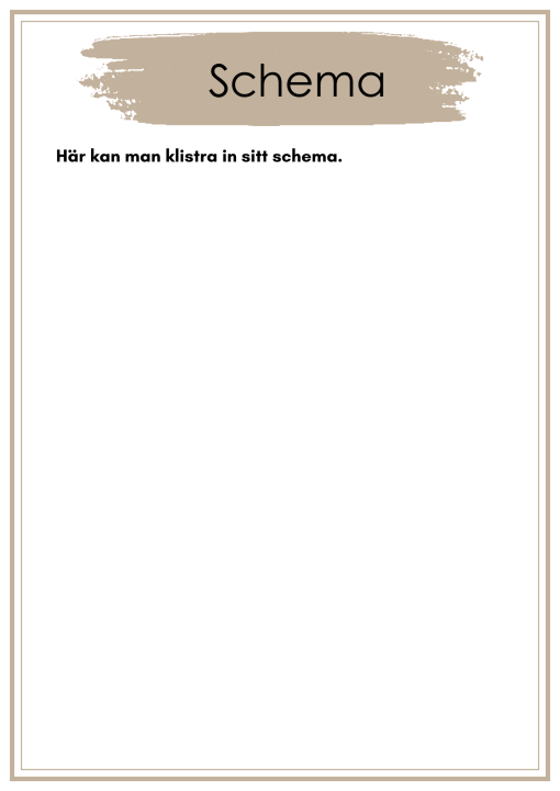 Redigerbar mall till vikariepärm (power-point)