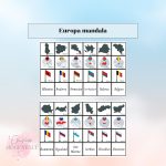 Europas länder mandala + finns i sjön - bild 5