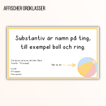 Affischer – ordklasser - bild 4