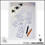 Halloweenbokmärken doodles - bild 2