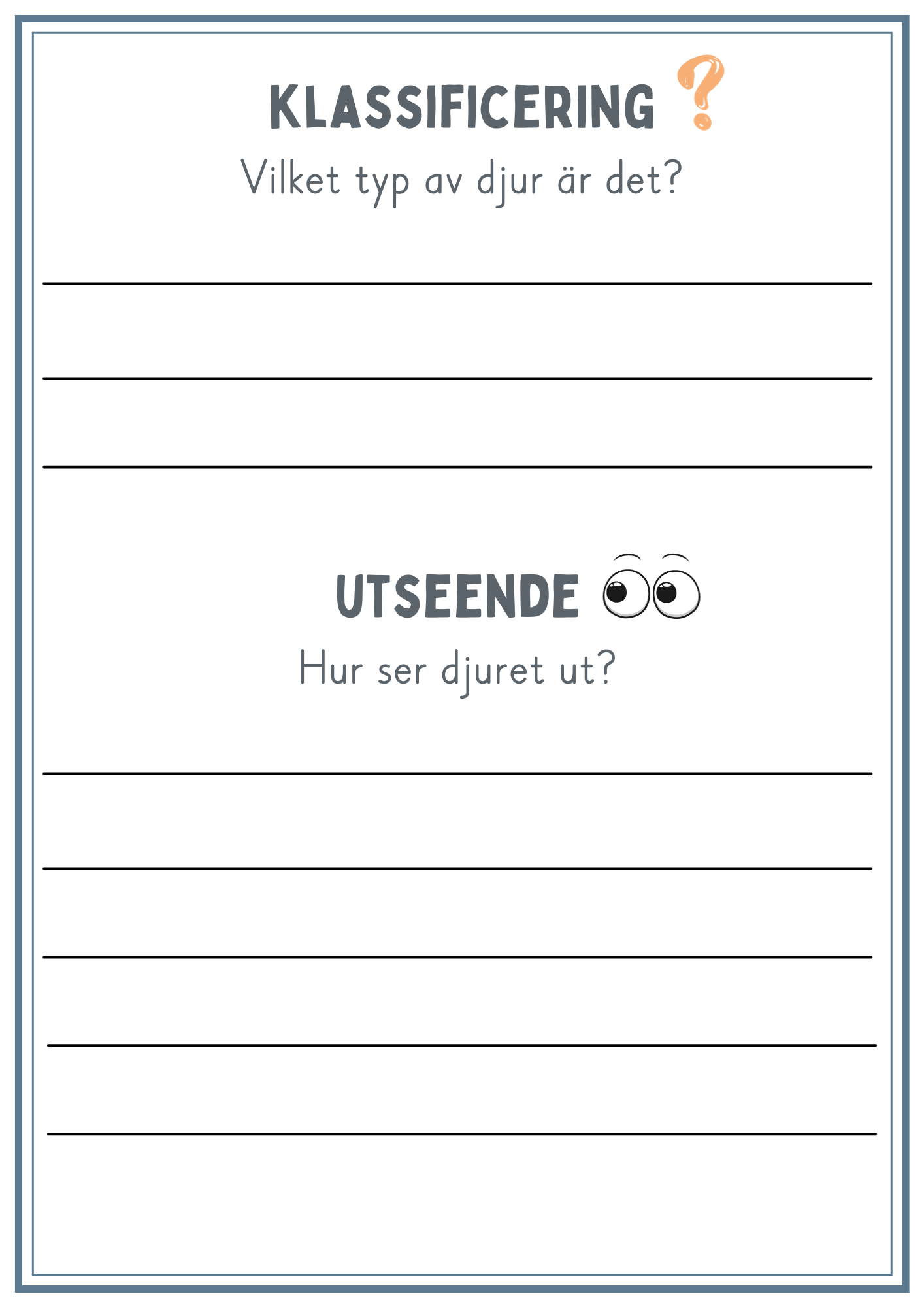 Faktabok havets djur