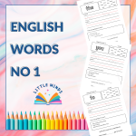 English Words No 1 - bild 1