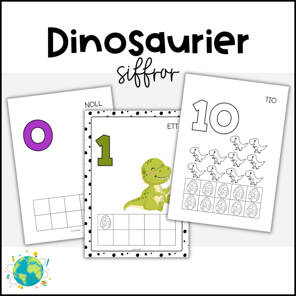 Dinosaurier – Siffror