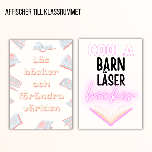 Affischer till klassrummet