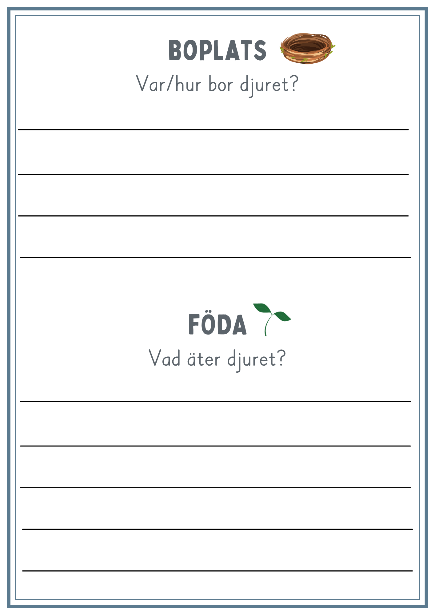 Faktabok havets djur