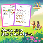 Matte till 10 Djur 3 Arbetsbok 15 Sidor - bild 1